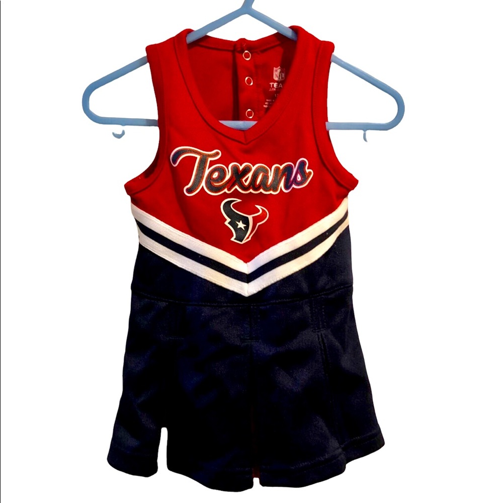 NFL Team Apparel Texas cheerleading outfit sports dress up athletic play